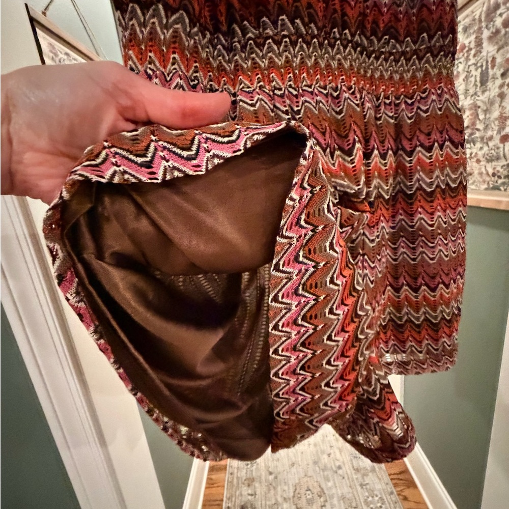 Vibrant Chevron Patterned Jumpsuit - image 4